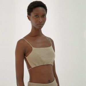 Monica Cordera Knit Linen Top